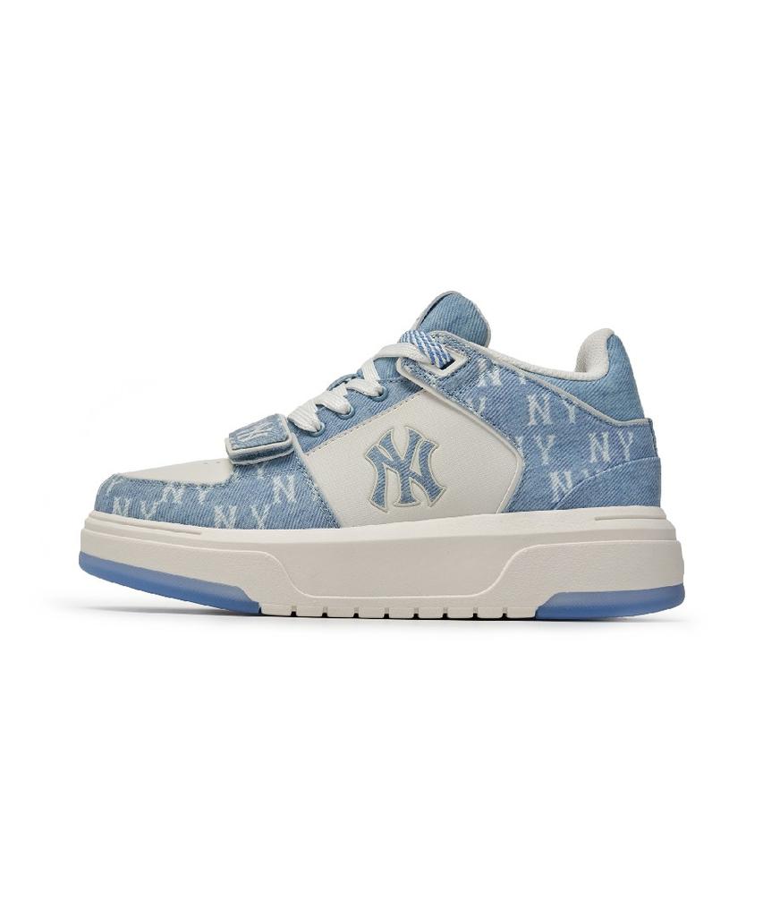 Mlb Chunky Liner Mid Denim Monogram Sl Ny (Blue)