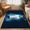 Argentina Football Player Carpet Suitable for Dining Room Bedrooms Entryway Game Room Anti-slip Rug Office Home Decor Gift for Festivals