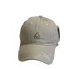 2026New trendy brand letter-embroidered soft-top hat for men, winter baseball cap, versatile for outdoor sports