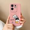 For Infinix Zero 30 4G 5G Case Cute Dinosaur Leopard Print Pattern Liquid Silicone Protective Back Cover For InfinixZero30 Funda