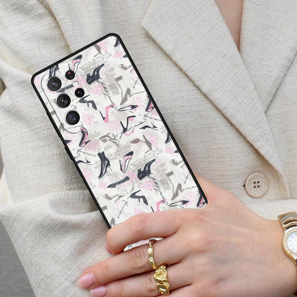 High Heels Girl Fashion Cell Phone Case for Samsung Galaxy S26 Ultra S25 S24 S23 S22 S21 S20 Note10 Cover