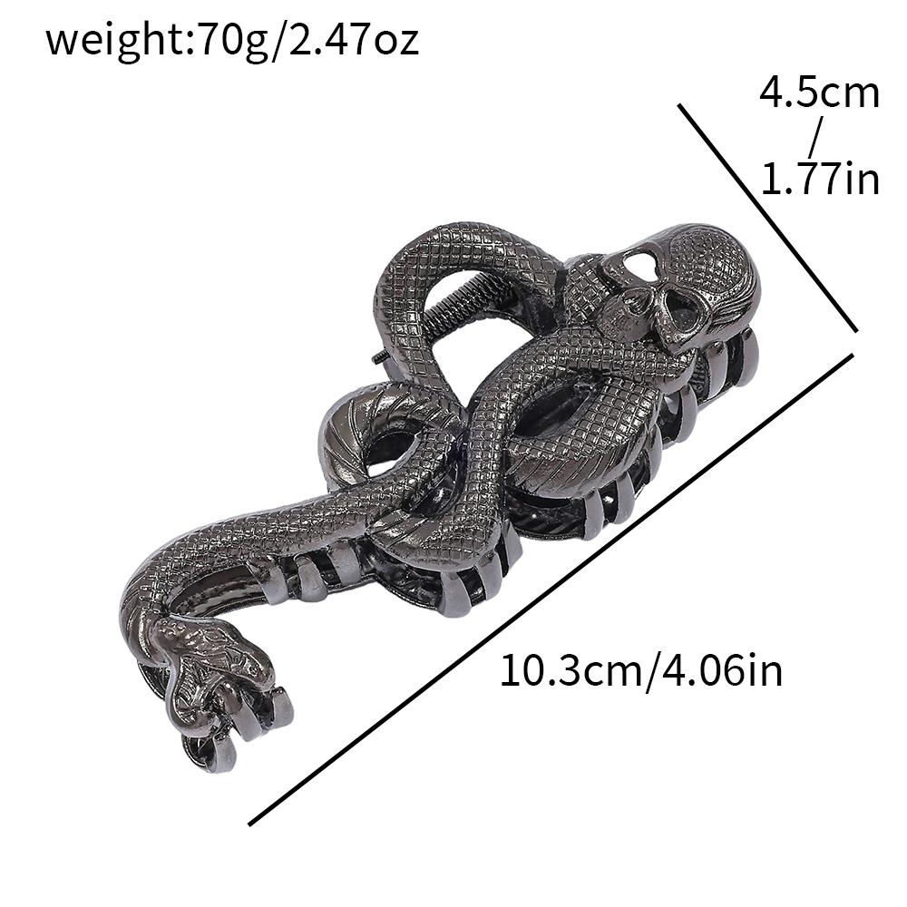 

Stylish Skeleton Hair Claw Clip Trendy Decorative Hair Accessories Practical Everyday Hair Grips
