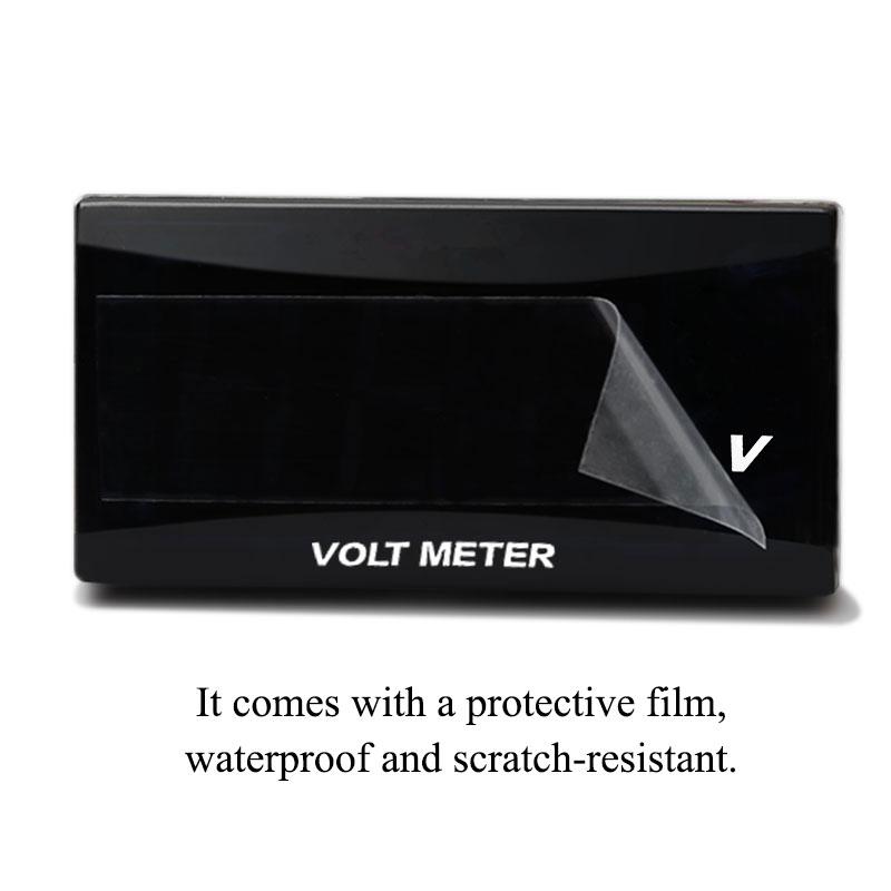 Universal Motorcycle Voltmeter Koso Mini LED Digital Display Electromobile Gauge Car Voltage Meter with Holder  12V-100V