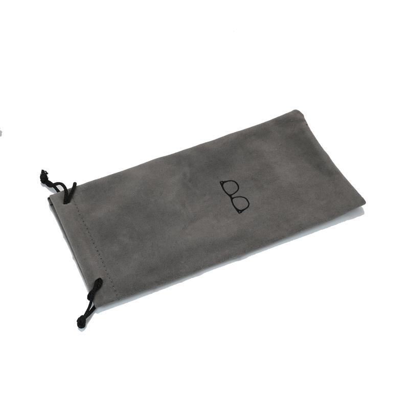 

Fashion Portable Glasses Case Eyewear Accessories Soft Eyeglasses Bag Sunglasses Bags Solid Color Drawstring Pouch Bags серый