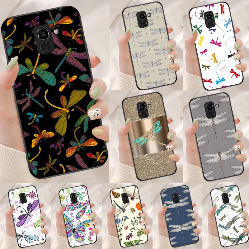 Floral Colorful Dragonfly For Samsung Galaxy M21 M31 M11 M13 M33 M53 M16 M06 M12 M14 M15 M35 M55 M34 M54 M32 M52 Case