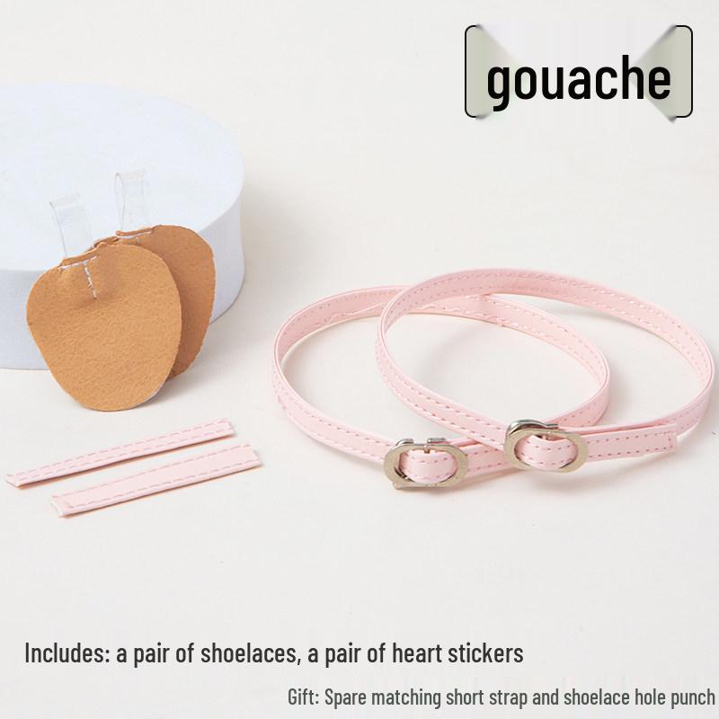 Non-Slip High Heel Strap with Suede Matte Finish - Secure Tie-Up Buckle Design