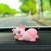 Cartoon Pig Butt Car Ornament: Cute, Creative High-End Interior Decoration