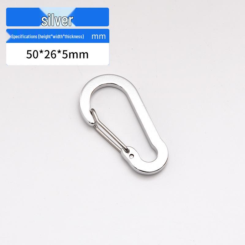 

S-образная альпинистская пряжка из нержавеющей стали и алюминиевого сплава - Аксессуар для активного отдыха