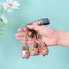 Adorable Capybara Key Ring 3D Capybara Figurine Bag Clip Decor for Children School Backpacks and Automotive Keychains