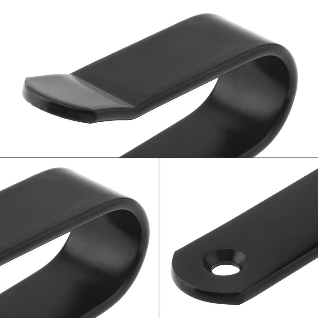 4 Ski-Snowboard-Wandhängeclips, Metall-Snowboard-Wandhängegestell mit Schrauben zur Präsentation, geeignet für Schlafzimmer, Garage, Innenlagerung