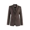 LadyS Elite Maple Sugar Mocha Cocoa Brown Wool Blend Suit Collection
