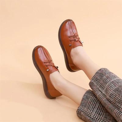 Ballerine Stringate Oxford da Donna Scarpe in Pelle Scamosciata Mocassini Firmati da Donna Scarpe da Donna Nere Slip On Scarpe da Guida da Donna Mocassini Retro