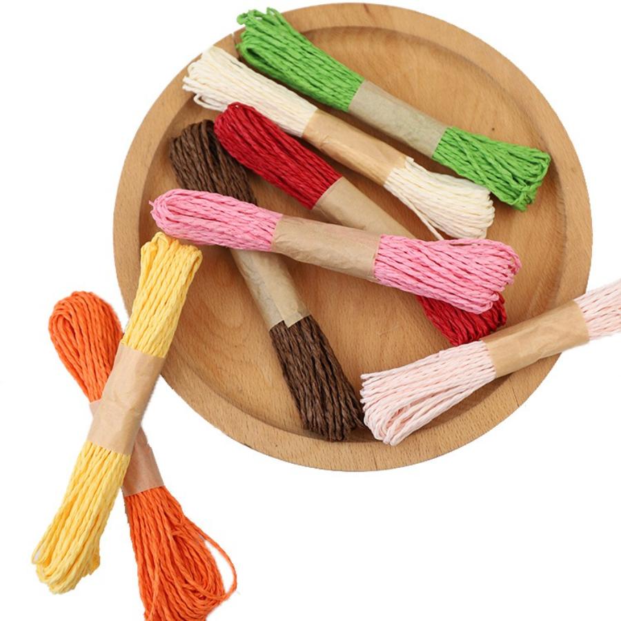 Colorful Paper Rope 2mm for Gift Box Decoration Handheld DIY Paper Drawing Creative Handmade Craft Supplies 12color