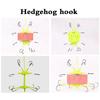 New Anti-Hanging Water Bottom Explosion String Hook with Barbed Sharp Fish Hook Carp Fishing Tackle Hedgehog 90 Degree Adjust