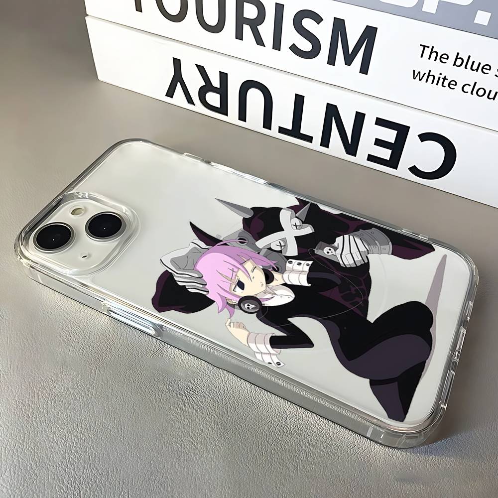 Crona Soul Eater Phone Case For iPhone 17,16,15,14,13,12,11 Pro,Max,Plus,X,XS,XR,SE4,E Mini Transparent Soft Cover