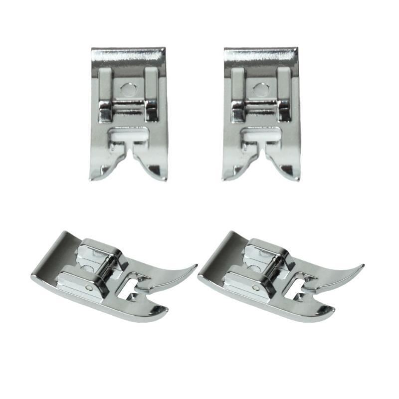  4Pcs  Sewing Presser Foot Straight Stiching Foot Zigzag Foot Replacements