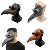 Unique Plague Doctor Mask With Long Bird Beak Design For Gothic Steampunk Halloween Parties