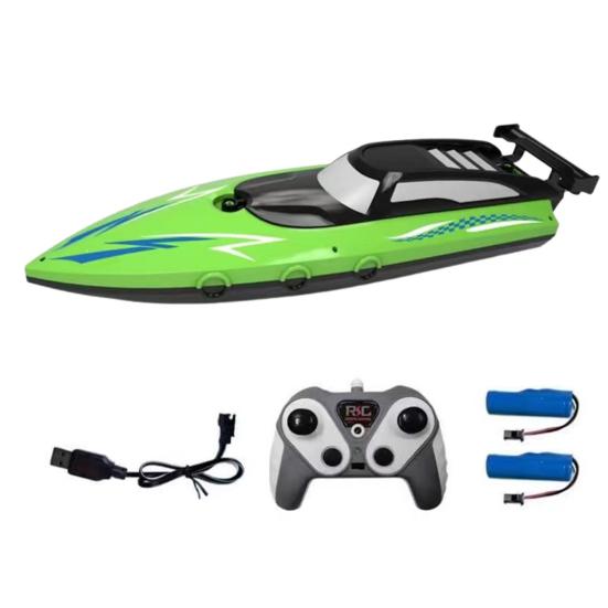 1 Set Remote Control Boat High-Speed RC Boat Waterproof Dual-Motor Design Speedboat