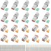 2 Pole Coupler Waterproof, 2 Pin Way Seal Gray