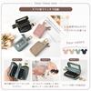 Tonriga Smart Key Case for Women, Cute Double-Sized Storage with Clear Window, Smart Key Compatible, Car Key Cover, Anti-Theft, Laminated Leather,