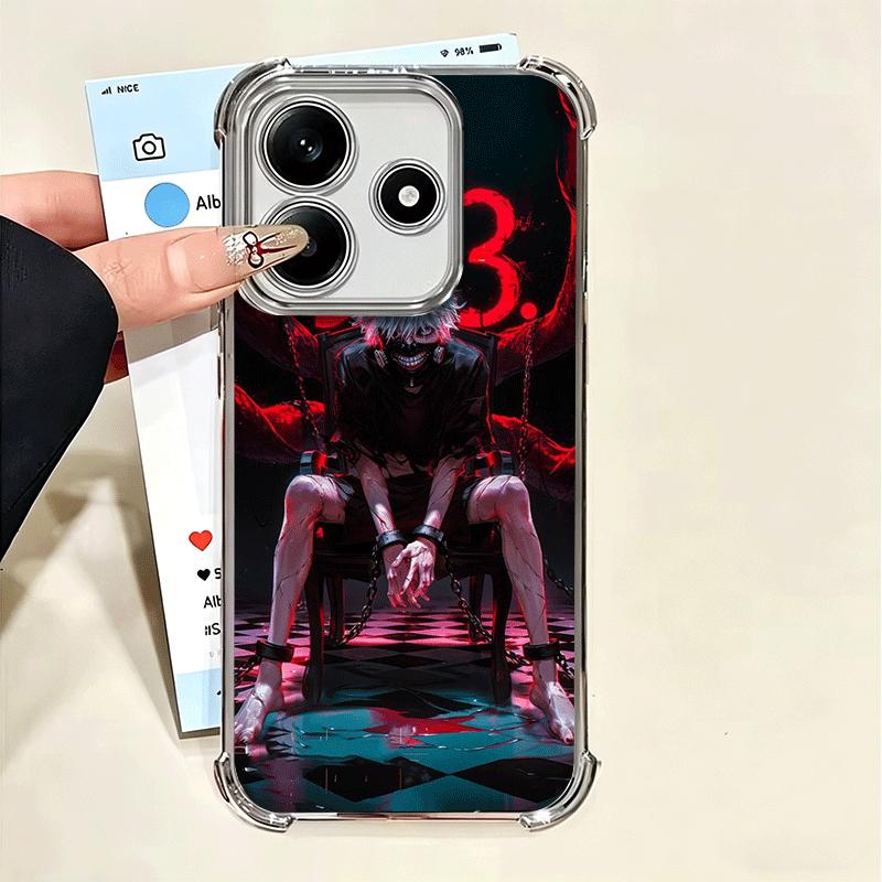

G-Ghouls Kaneki Ken Soft Phone Case For Xiaomi Poco X7 X8 Pro Max X6 X5 X3 F8 Ultra F7 M8 M7 M5S Redmi 15C 15A 15 14C 13C 12C 13 Xiaomi Redmi 13
