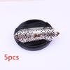 5pcs/bag Silver Metal Hair Rings Braid Dreadlocks Bead Hair Cuffs Dread Tube Charm Dreadlock for DIY Hair Accessaries