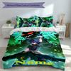 3pcs Custom Name Genshin Impact Characters Set,Includes 1 Duvet Cover and 2 Pillowcases,All-season Bedroom Decor
