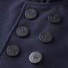 Cloak Cape Poncho Outer Fleece Made In Japan Boys Girls Baby Kids Clothing M Navy Blue [MIKI HOUSE] Children's 10-3861-494 (90-100cm)