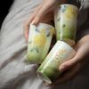 Twelve Flowers Teacup Set Handmade Ceramic Small Coke Cup Simple Modern Tea Drinking Master Cup Chinese Tea Room