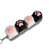 Kawaii Button Keycap Fidget Keychain 4 Keys Cat Keyboard Decompression Toys Diy Keyboard Keychain Toys For Adult Gifts