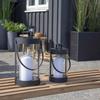 Bondi lampe lanterne lot de 2 noir.