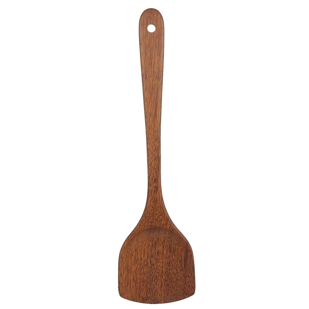 Wenge Turner Spatula Nonstick Heat Natural Wooden Cooking Utensil Kitchen Spatula Work with Wok Pan Non-stick Cookware for Stir Frying