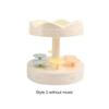 Carousel Cupcakes Holder Macarons Revolving Plates Creative Swing Tray  Birthday Party Decoration