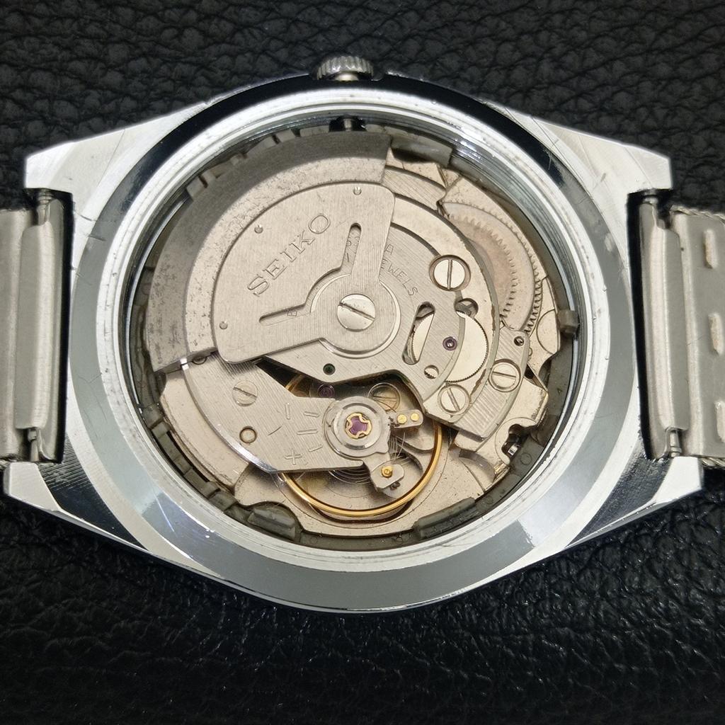 AUTOMATIC VINTAGE REFURBISHED SEIKO 5 JAPAN MENS ROMAN FIGURE WATCH a442662-1