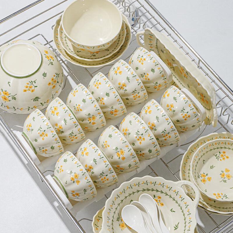 Yuzhuxun Ceramic Rice Noodle Bowl Set