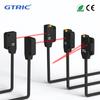 GTRIC Miniature Optical Sensor Ultra-thin Plastic Laser Diffuse Reflection 24V DC NPN PNP Infrared Photoelectric Sensor Switch