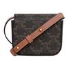 Celine Claude Lock Logo Monogram Print Leather Mini Handbag Women Handbag Brown 10I512DQB-04LU