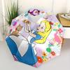1pc Alice Flowers Cartoon Automatic Folding Umbrella,Lightweight Design, Fashion Lovers A0819046