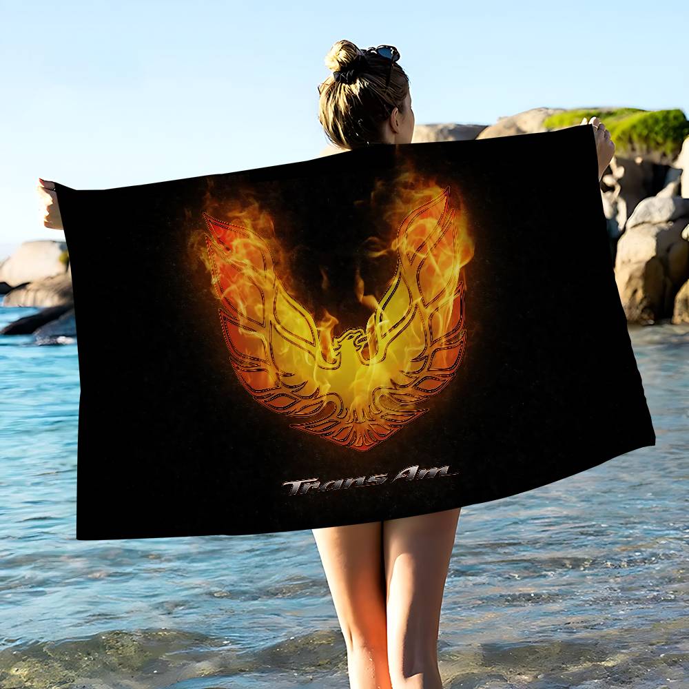 P-Pontiacs Firebird Trans Big Microfiber Beach Towels Quick Dry Towel Sand Beach Towels Pool Towel for Travel Swim Pool Yoga