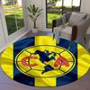 Club America Round Area Rug,Carpet Rug for Living Room Bedroom Sofa Playroom Decor,Non-slip Floor Mat