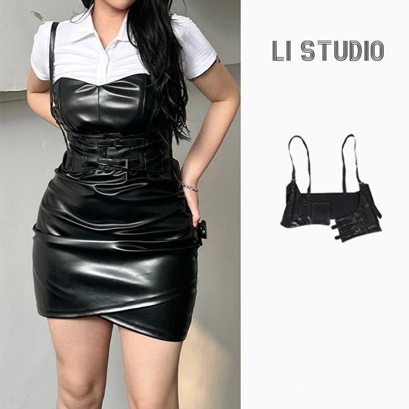 Curea Elastică Tip Jartieră Pentru Femei, La Modă Și Versatilă, Decor Sexy Y2k Pentru Cămașă