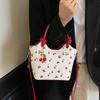 Cherry Pendant Cherry Crossbody Bag Large Capacity Small Tote Bag Basket Shoulder Bag Ladies/Girls