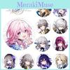 Rail Star Honkai Metal Badge Collection Bailu Bronya March7th Yanqing Fan Gaming