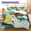Labyrinth Pattern Bedding,Quilt Set Quilt Cover Pillowcase Home Birthday Gift (1 * duvet cover + 2 * pillowcase, without core)