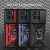 KEYSION Shockproof Armor Case for Motorola MOTO G86 5G Slide Camera Lens Protection Ring Stand Phone Back Cover for MOTO G56 5G