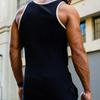 YOUNGLA Men's Summer Fitness Sleeveless Running Vest