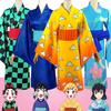 Japan Cartoon Comics Demon Slayer: Kimono - Kaguya District Cosplay Costume Anime Character Role-Playing Kimono 0074