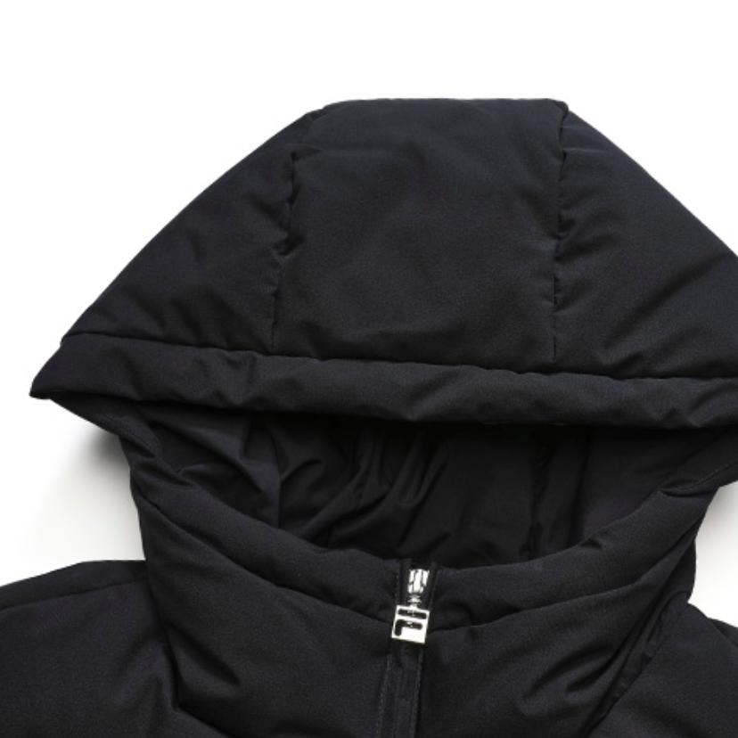 Fila Fleece Loose Casual Warm Hooded Puffer Jacket Unisex Outerwear Legendary-Blue F51U249902F-NV