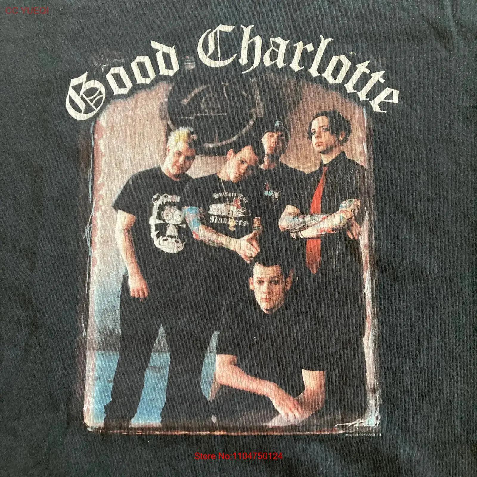 

Good Charlotte Music For Lovers Black T Shirt Cotton Full Size vintage Washed streetwear graphic designer clothes S разноцветный