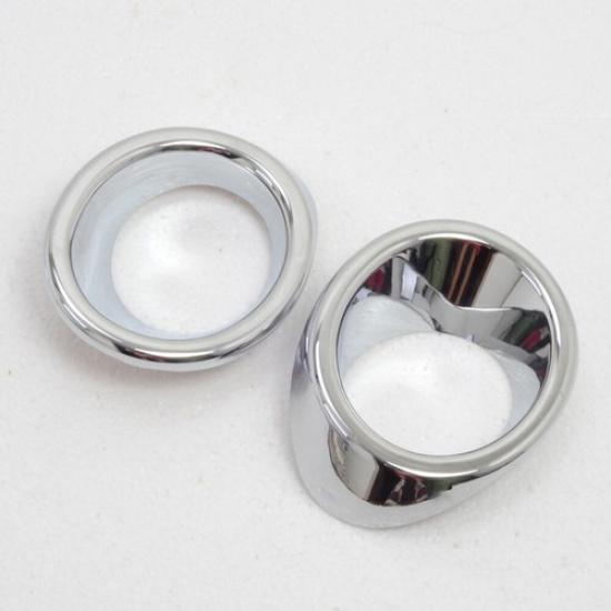 For Toyota Highlander 2007-2010 Chrome Front Fog Light Lamp Cover Trim Moulding